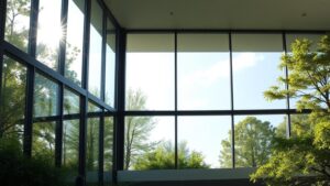 energy efficient sustainable window glass
