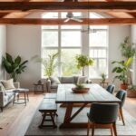 reclaimed wood enhances decor